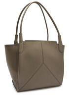 Victoria Beckham Victoria Panelled Leather Tote bag - Khaki - One Size