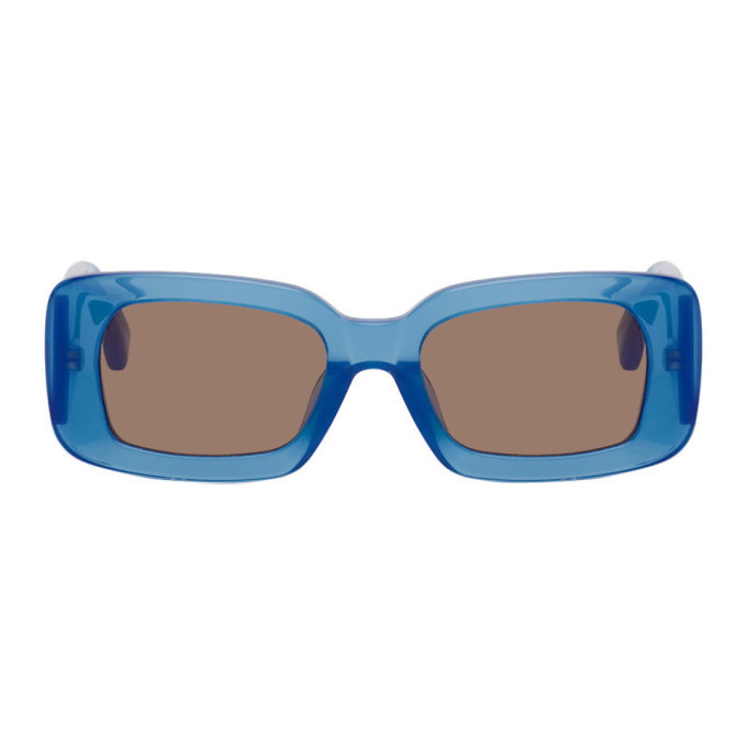 Photo: Dries Van Noten Blue Linda Farrow Edition 137 C2 Sunglasses