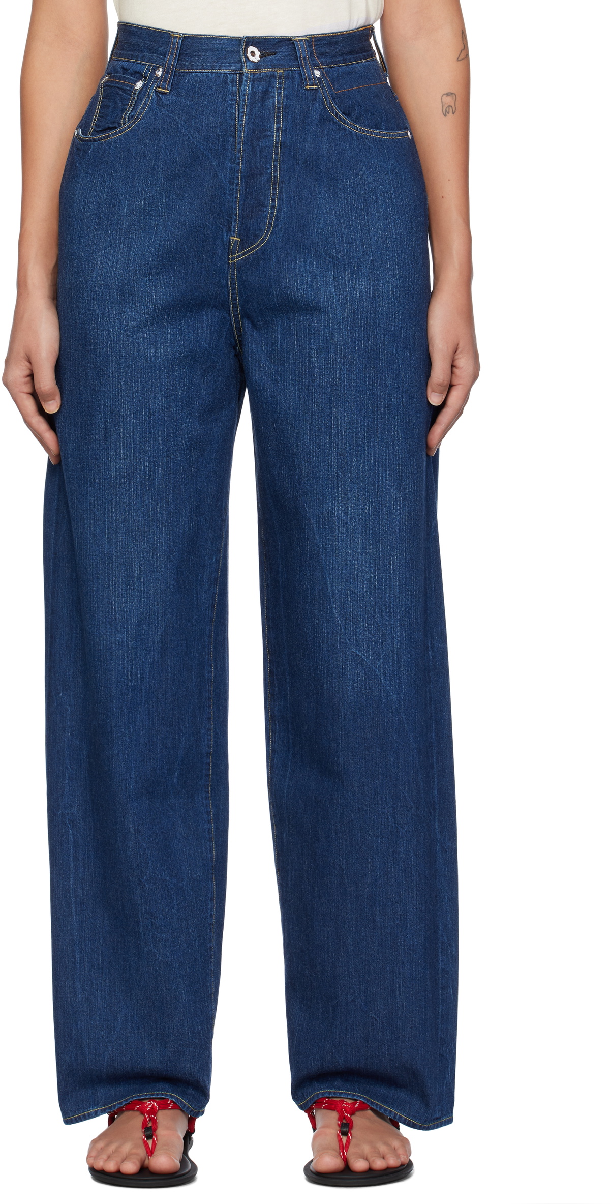 visvim Blue Social Sculpture W17 Dry-25 Jeans