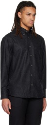 Dunhill Gray Button Up Shirt