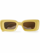 Loewe - Anagram Rectangular-Frame Acetate Sunglasses