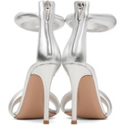 Gianvito Rossi Silver Bijoux Heeled Sandals