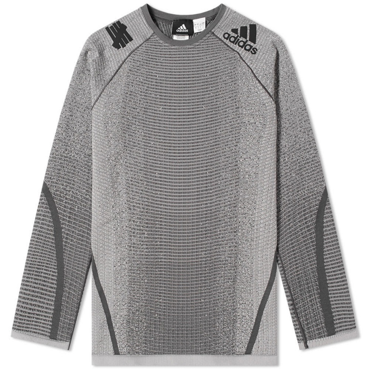 Photo: Adidas x Undefeated ASK Tech Tee Solid Grey & Utility Black