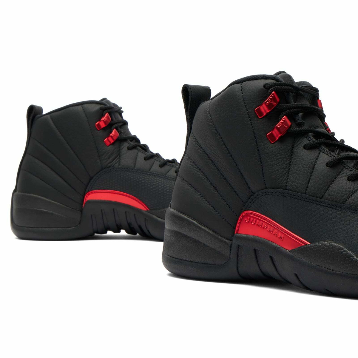 Air Jordan Men's 12 Retro Sneaker in Black/Varsity Red