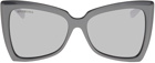 Balenciaga Gray Square Sunglasses