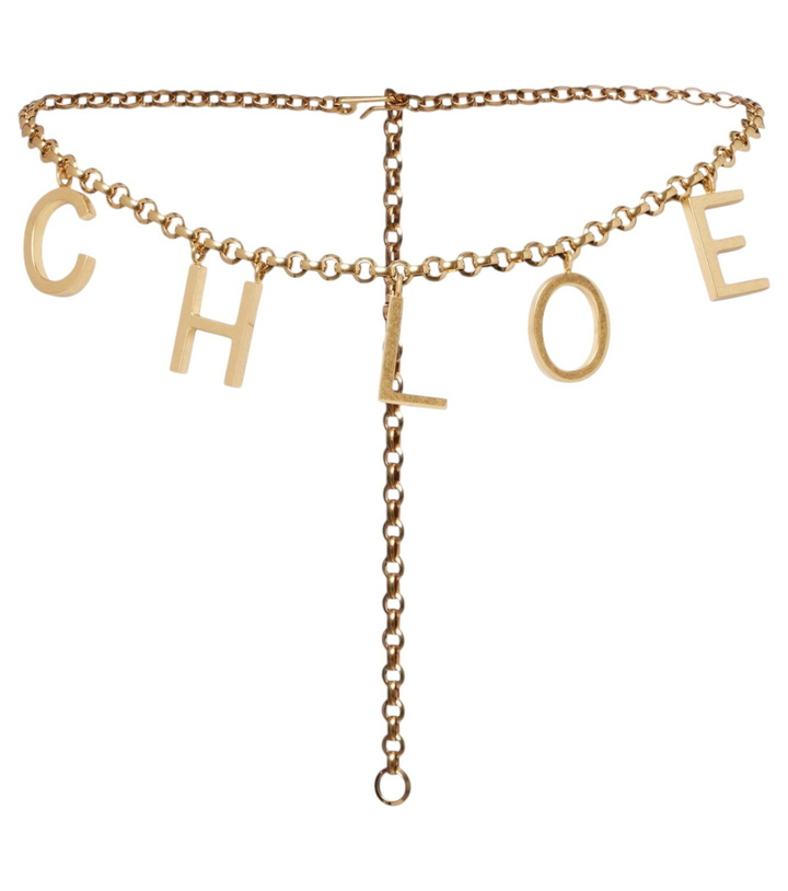 Photo: Chloé Chloé Letters gold-plated brass belt
