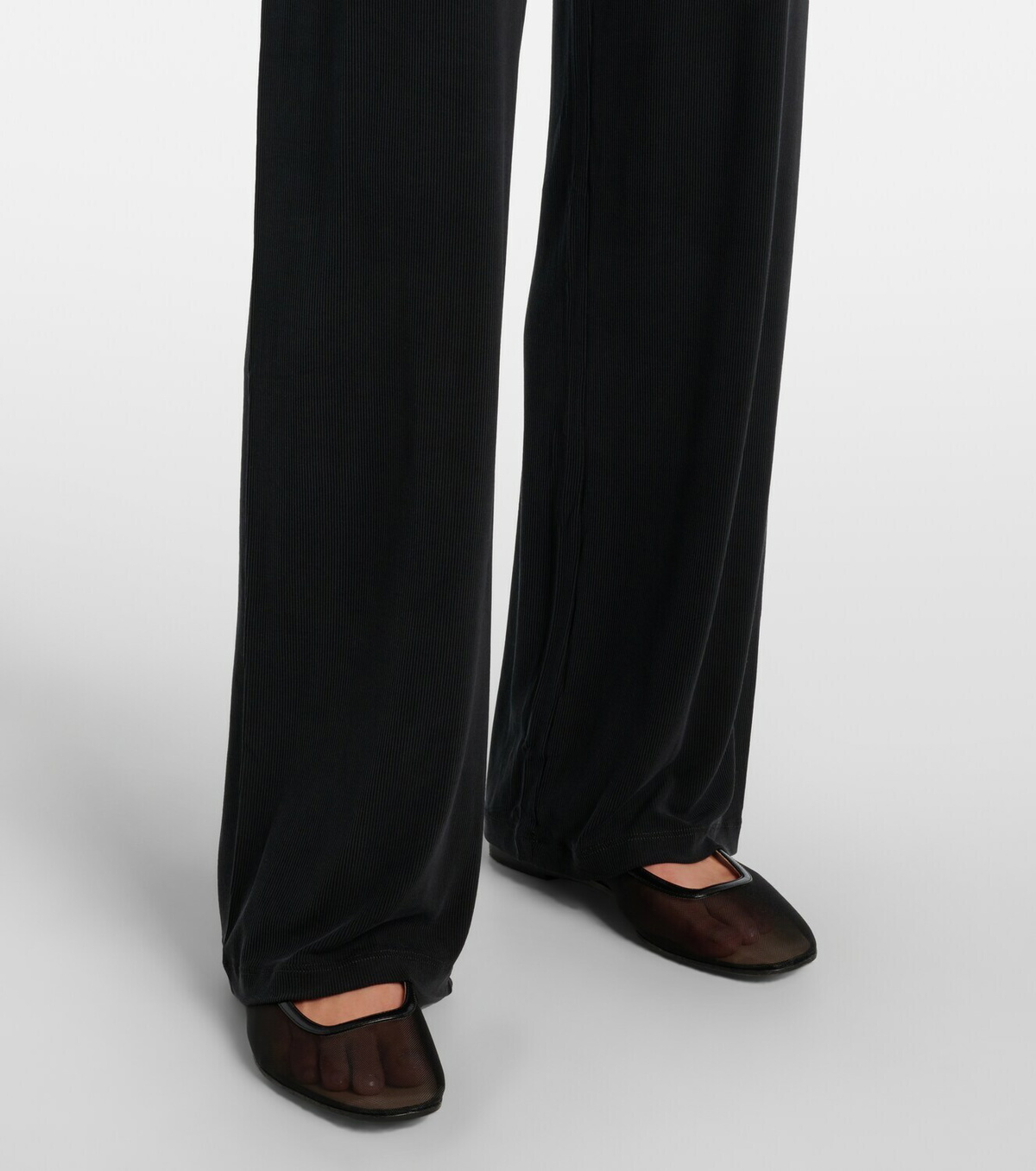 Aya Muse Gathered high-rise straight pants