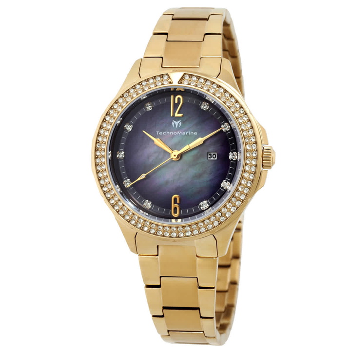 Photo: Technomarine Luna Quartz Crystal Ladies Watch TM-826010