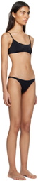 Blumarine Black Rhinestone Bikini