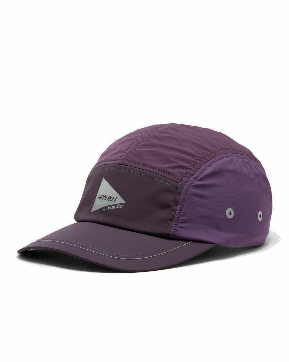 Photo: Gramicci Patchwork Wind Cap Purple - Mens - Caps
