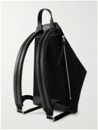 LOEWE - Logo-Embossed Leather-Trimmed Shell Backpack