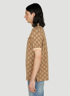 Gucci - Interlocking GG Polo Shirt in Light Brown