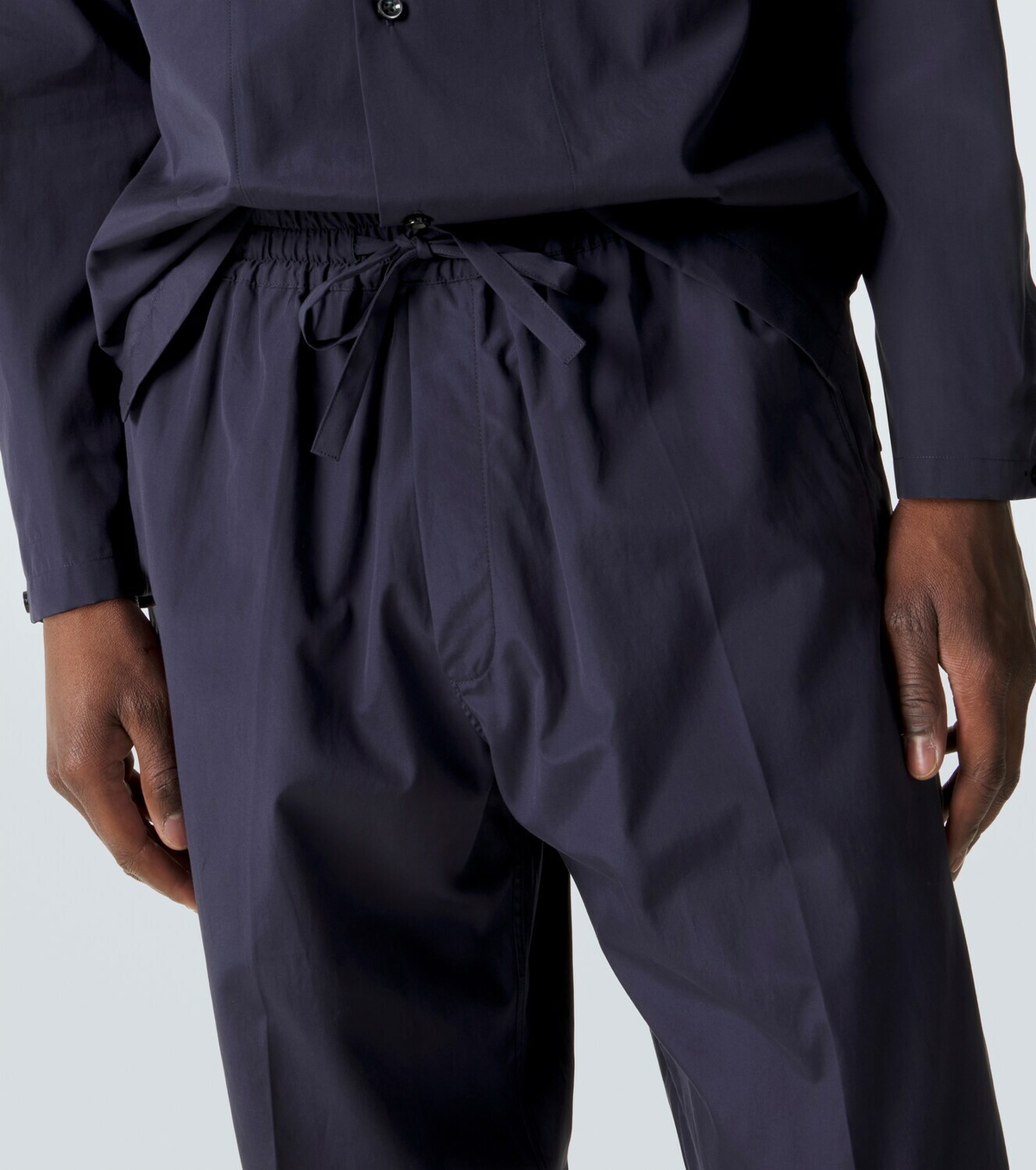Umit Benan Julian cotton and silk straight pants