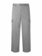 WTAPS - Straight-Leg Cotton-Blend Twill Trousers - Gray