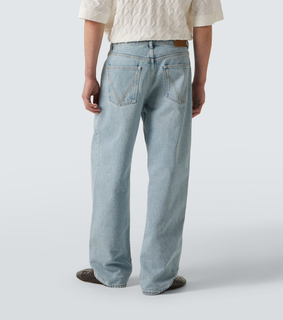 Bottega Veneta Faded wide-leg jeans