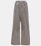 The Frankie Shop Mirca cotton-blend wide-leg pants