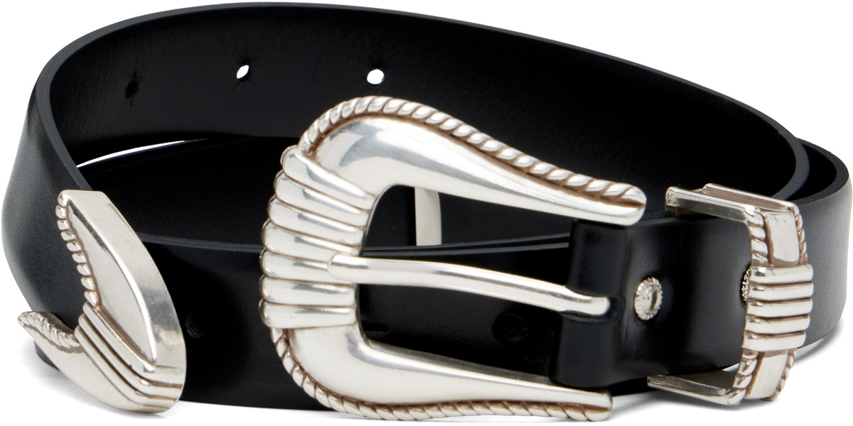Toga Pulla Black Motif Belt Toga Pulla