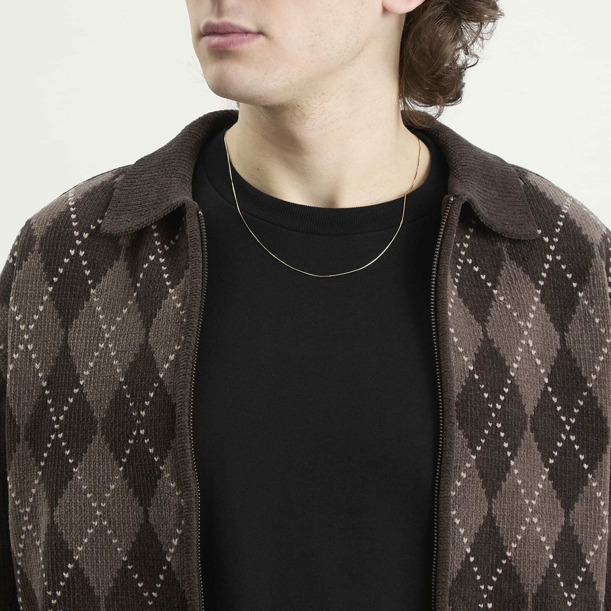 Miansai Men's Lynx Chain Necklace in Gold Vermeil
