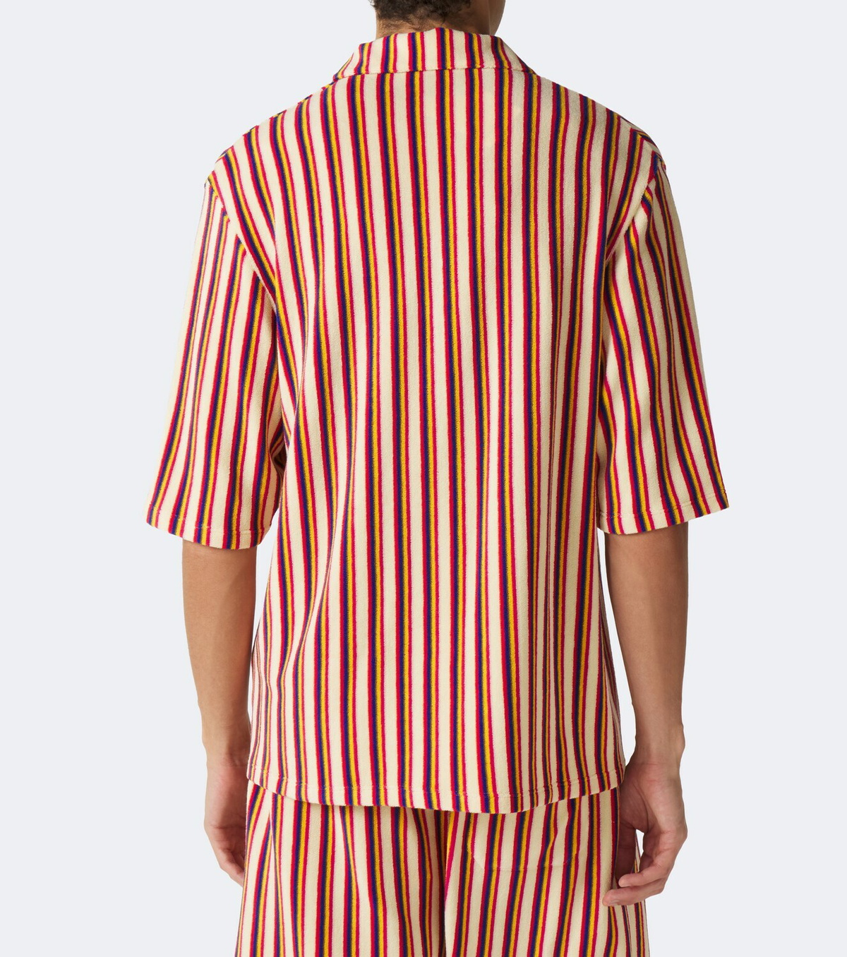 Valentino Striped terry polo shirt