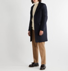 AMI PARIS - Wool-Blend Coat - Blue