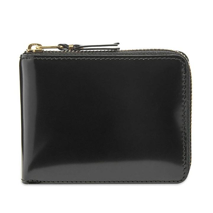 Photo: Comme des Garçons SA7100 Mirror Inside Wallet in Black/Gold Mirror