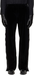 Ernest W. Baker Black Warm-Up Trousers