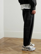 Amomento - Garconne Tapered Cotton-Blend Trousers - Black