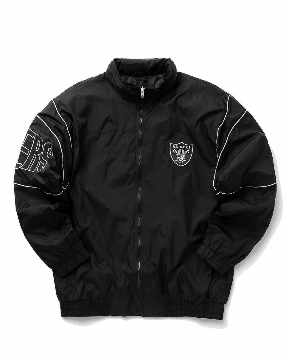 Photo: Mitchell & Ness La Raiders   Sideline Jacket Black - Mens - Team Jackets/Track Jackets