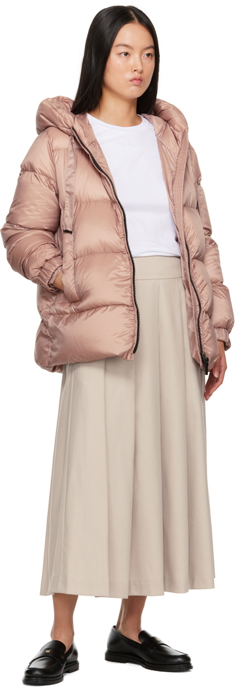 Max Mara Pink Seia Down Jacket Max Mara