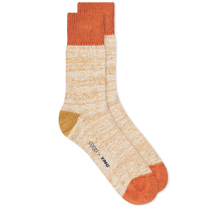 Photo: YMC Men's Monkey Sock in Orange