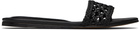 Le Monde Beryl Black Woven Pool Slides