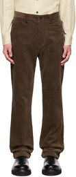 DRAE SSENSE Exclusive Brown Trousers