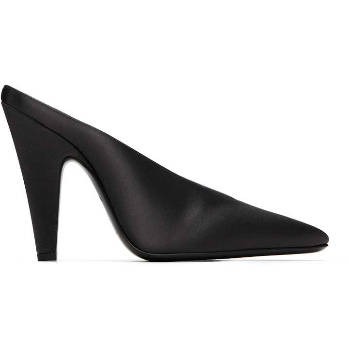 Photo: ALAÏA Gray Cone Mule Heels