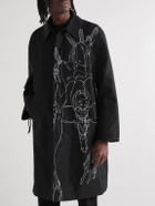 Undercover - Neon Genesis Evangelion Printed Nylon Coat - Black