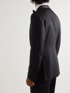 TOM FORD - O'Connor Slim-Fit Grain de Poudre Wool and Mohair-Blend Tuxedo Jacket - Black