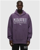 Puma Puma X Pleasures Graphic Hoodie Purple - Mens - Hoodies