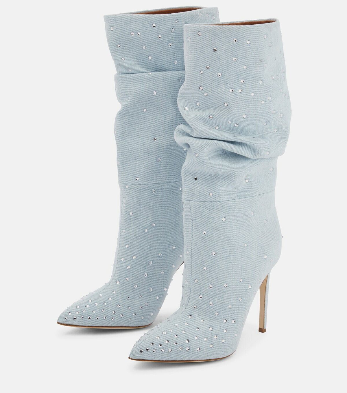 Paris Texas - Holly embellished denim boots Paris Texas Paris Texas - Holly embellished denim boots Paris Texas