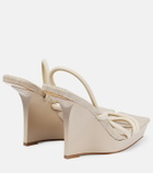 Gia Borghini - Rosie 39 leather wedges