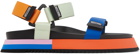 Moschino Multicolor Colorblock Sandals