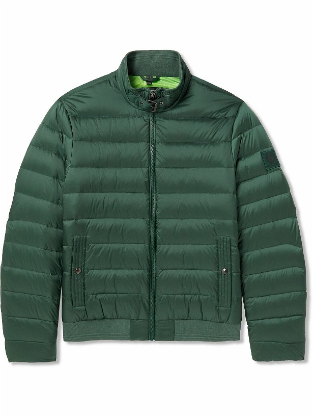Photo: Belstaff - Tonal Circuit Quilted Shell Down Jacket - Green