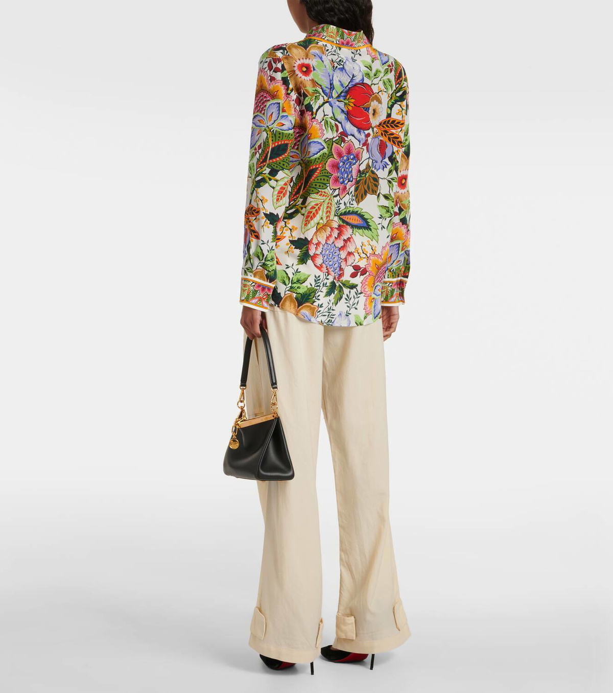 Etro Printed silk shirt Etro