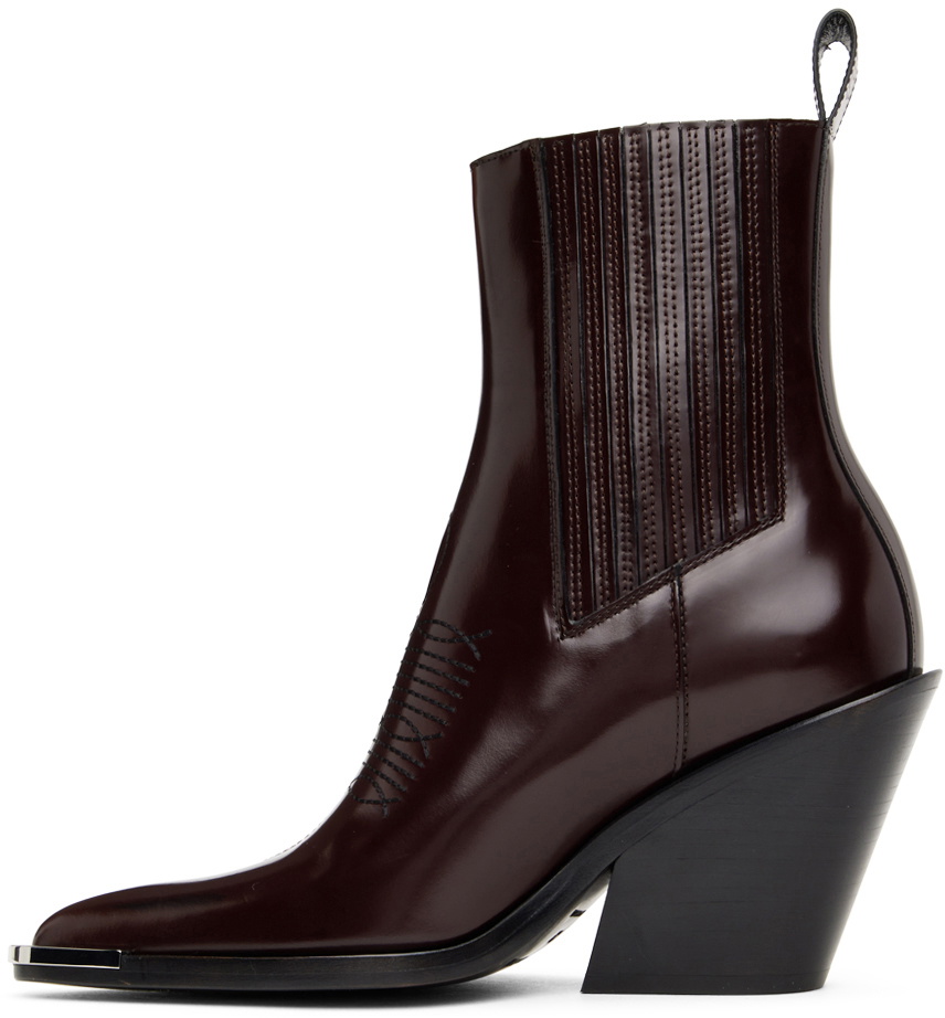 Rabanne Burgundy Crimson Boots