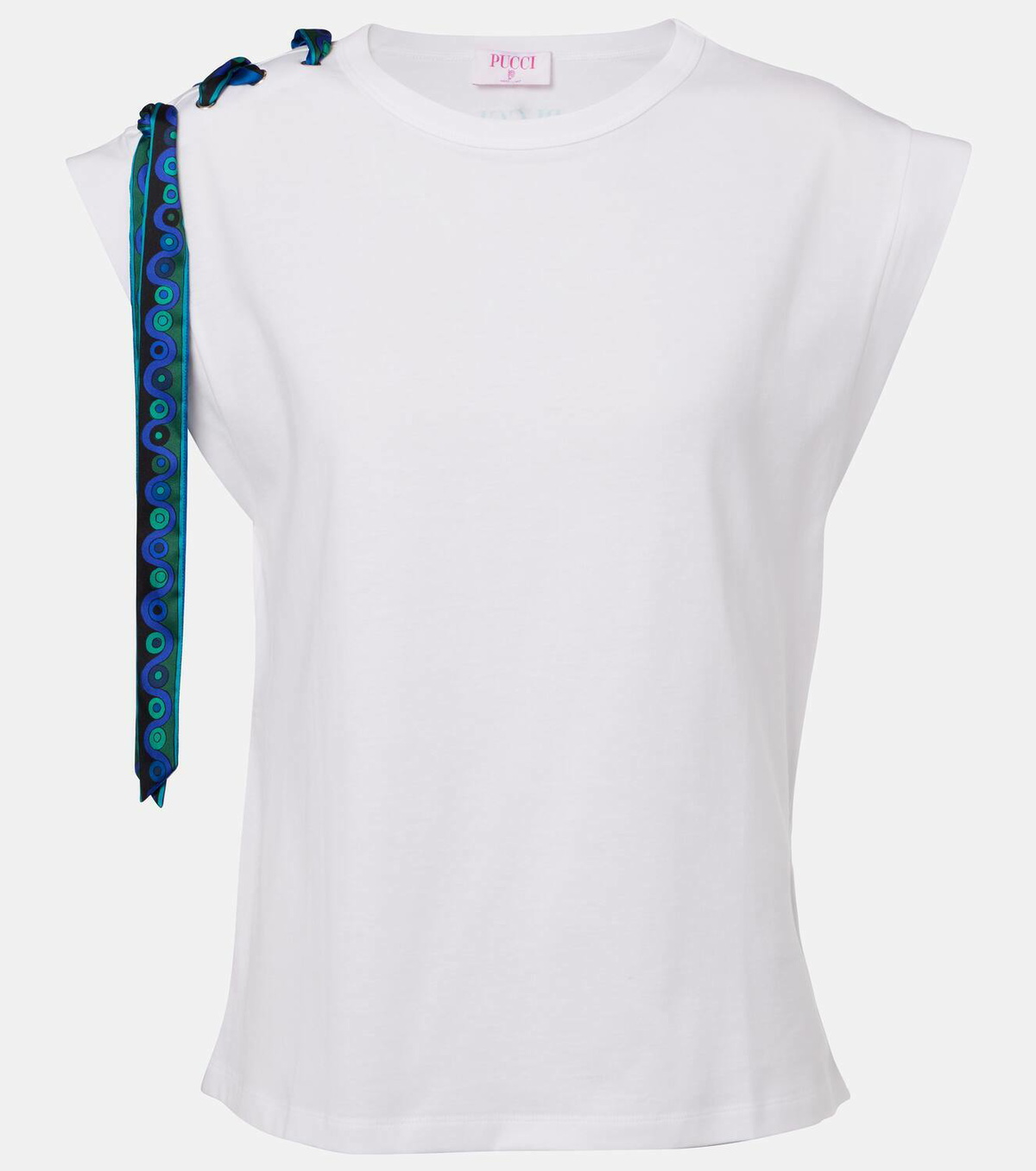 Pucci Iride-detail cotton T-shirt