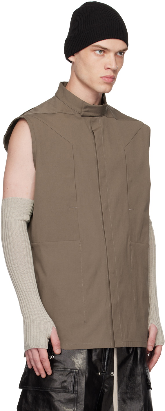 Rick Owens Gray Outer Shirt Rick Owens