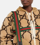 Gucci - Maxi GG wool-blend zip-up hoodie