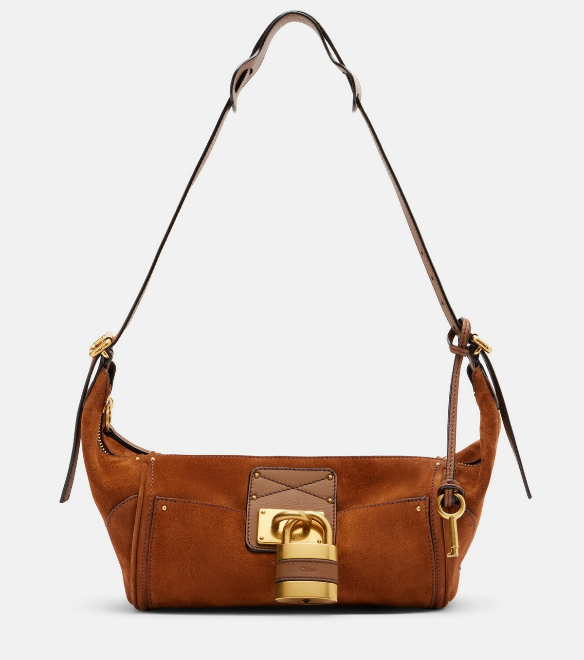 Chloé Paddington Small suede shoulder bag
