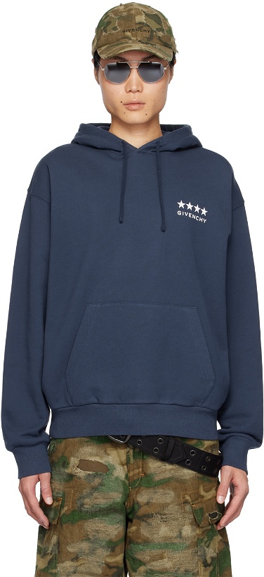 Photo: Givenchy Navy 4G Hoodie