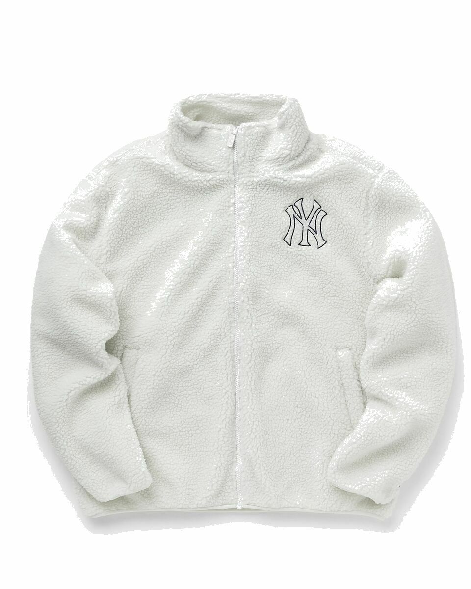 Photo: New Era Mlb Sherpa Jacket New York Yankees White - Mens - Fleece Jackets