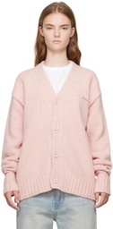 We11done Pink Chunky Cardigan