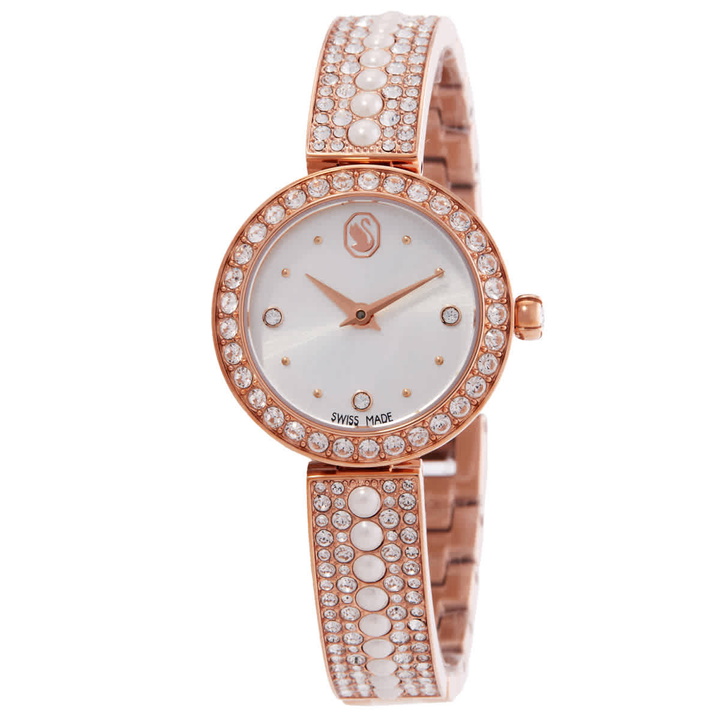Photo: Swarovski Matrix Pearl Bangle Ladies Watch 5705406